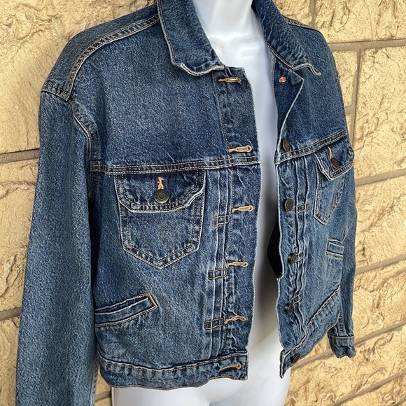 Old Navy denim jacket cropped style pockets small - Picture 2 of 7